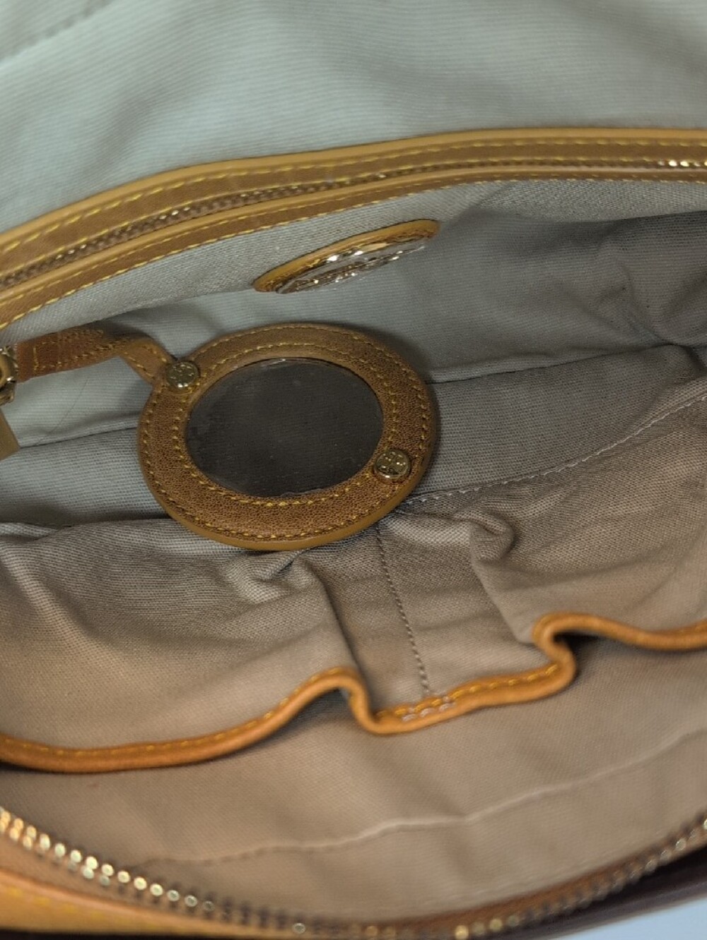 Tory Burch Plaid Bond Shoulder Bag - Picture 10 of 14